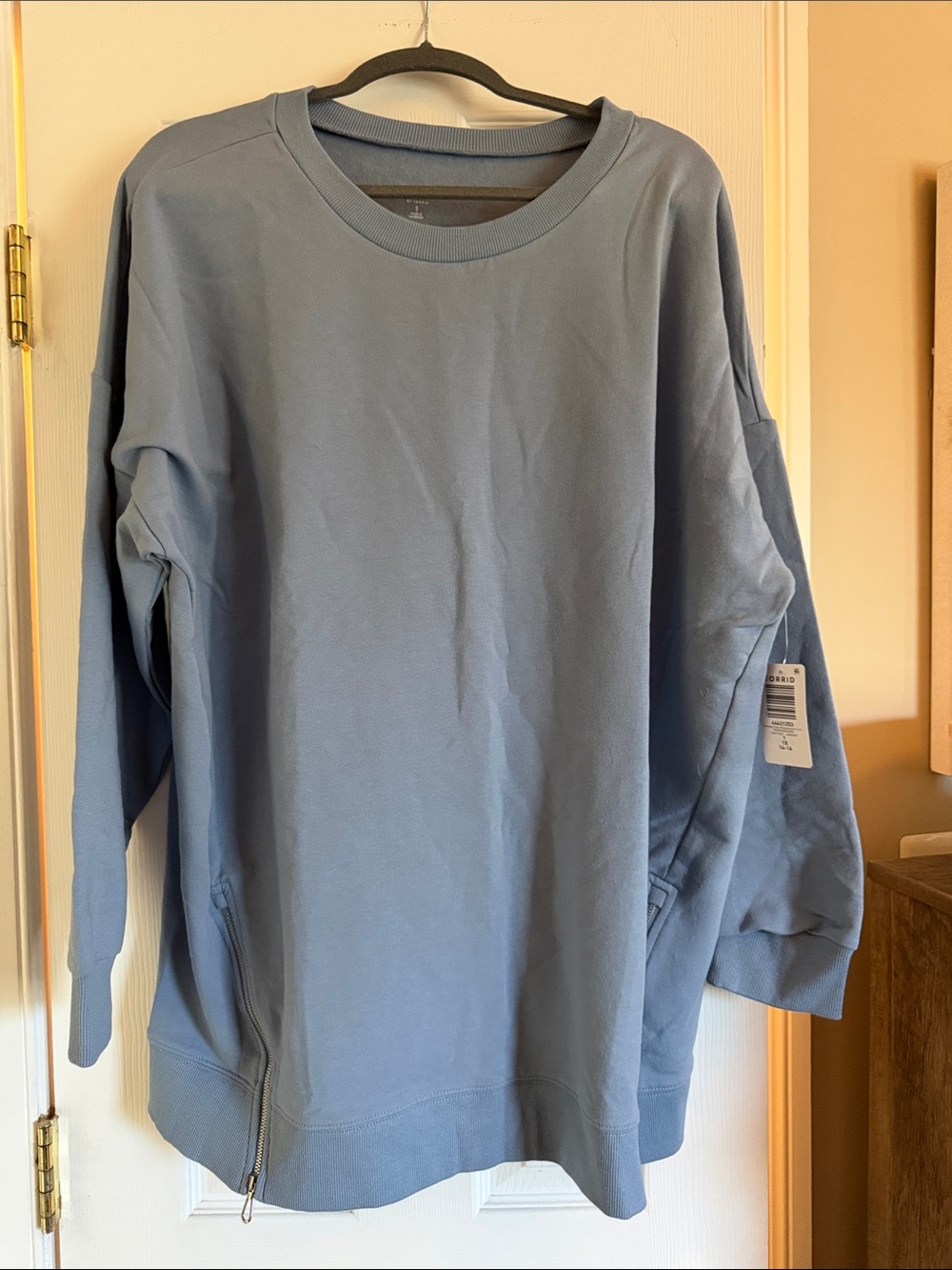 NWT torrid Light Blue Crewneck Sweatshirt